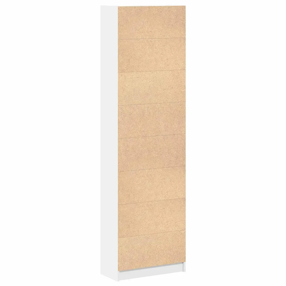 White Wardrobe with Shelf Storage Cabinet 55x25x189cm Engineered Wood