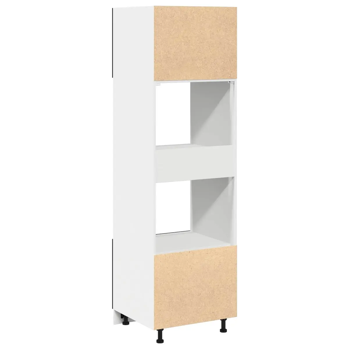 Hanging Cabinet Black Oak Modern 60x57x207cm Engineered Wood