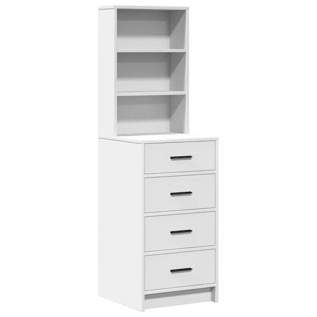 White Dressing Table with LED Lights