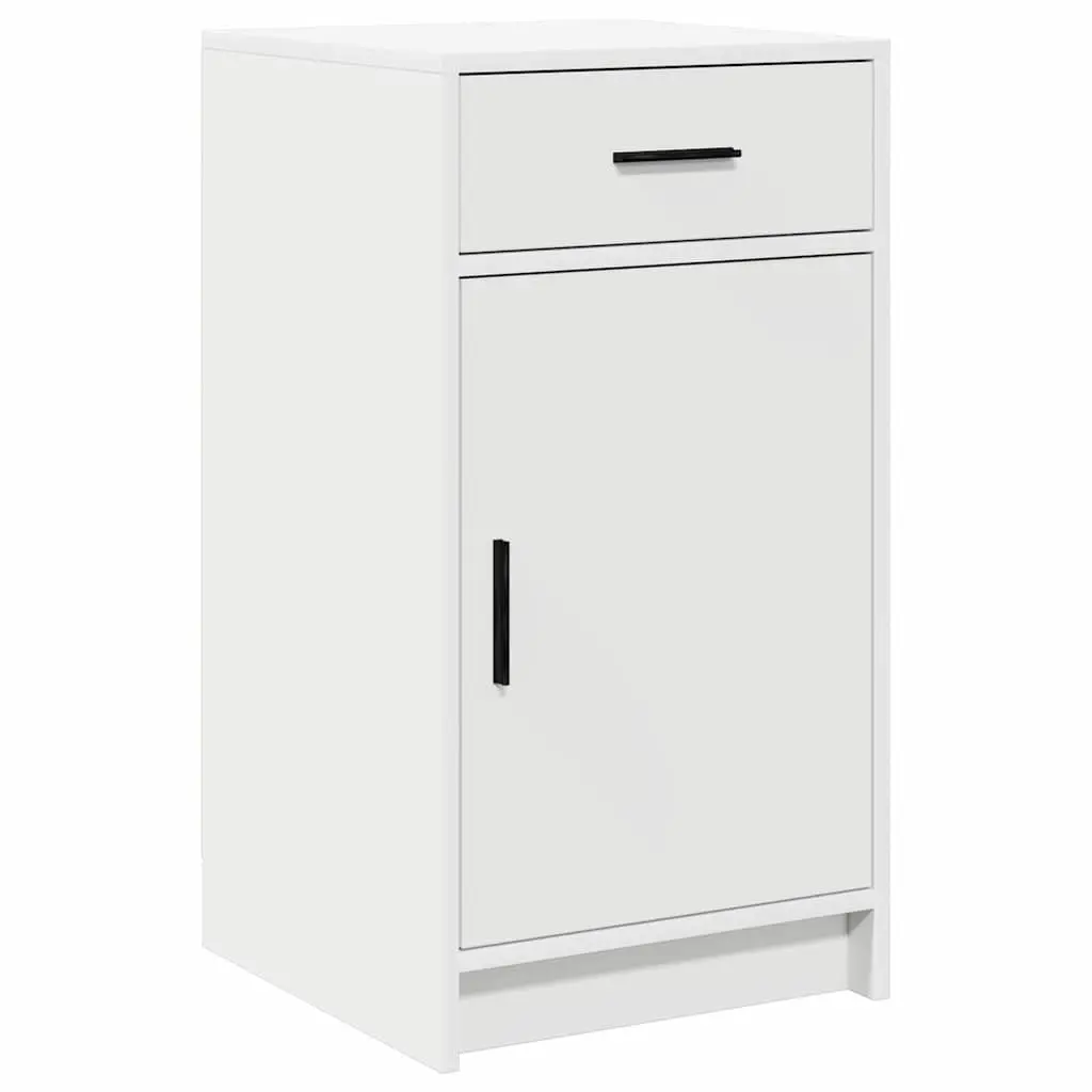 White Dressing Table with LED Strip Lights