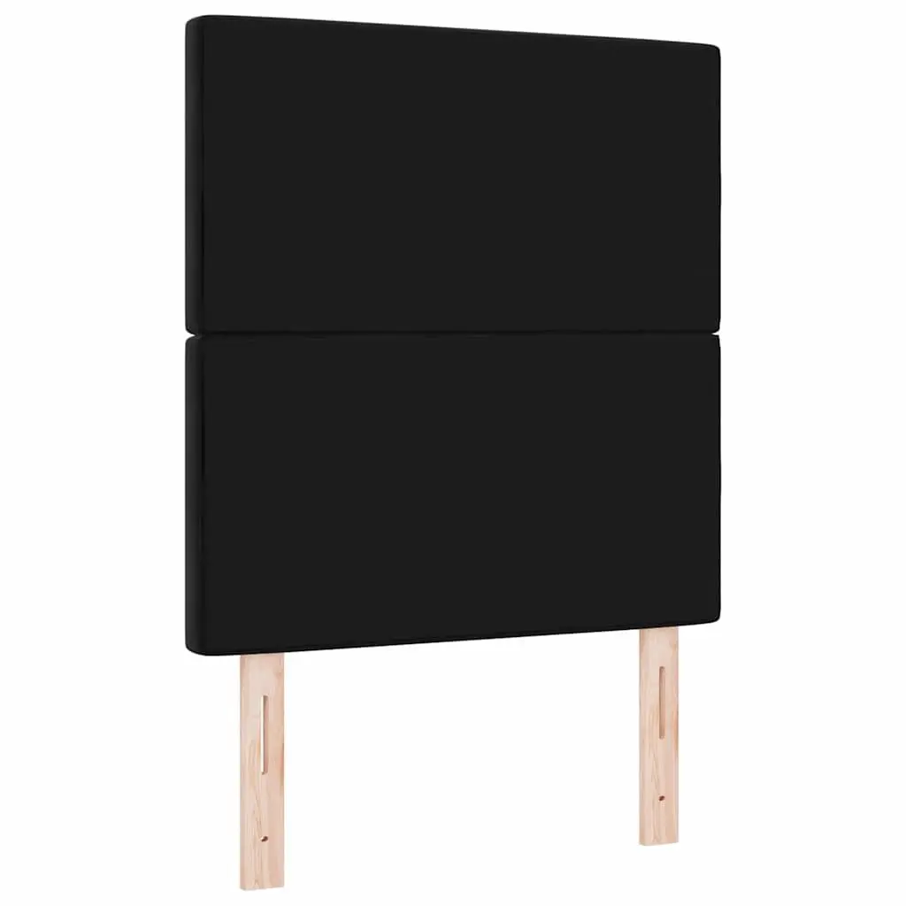 Black Velvet Upholstered Headboard 80cm for Modern Bedrooms
