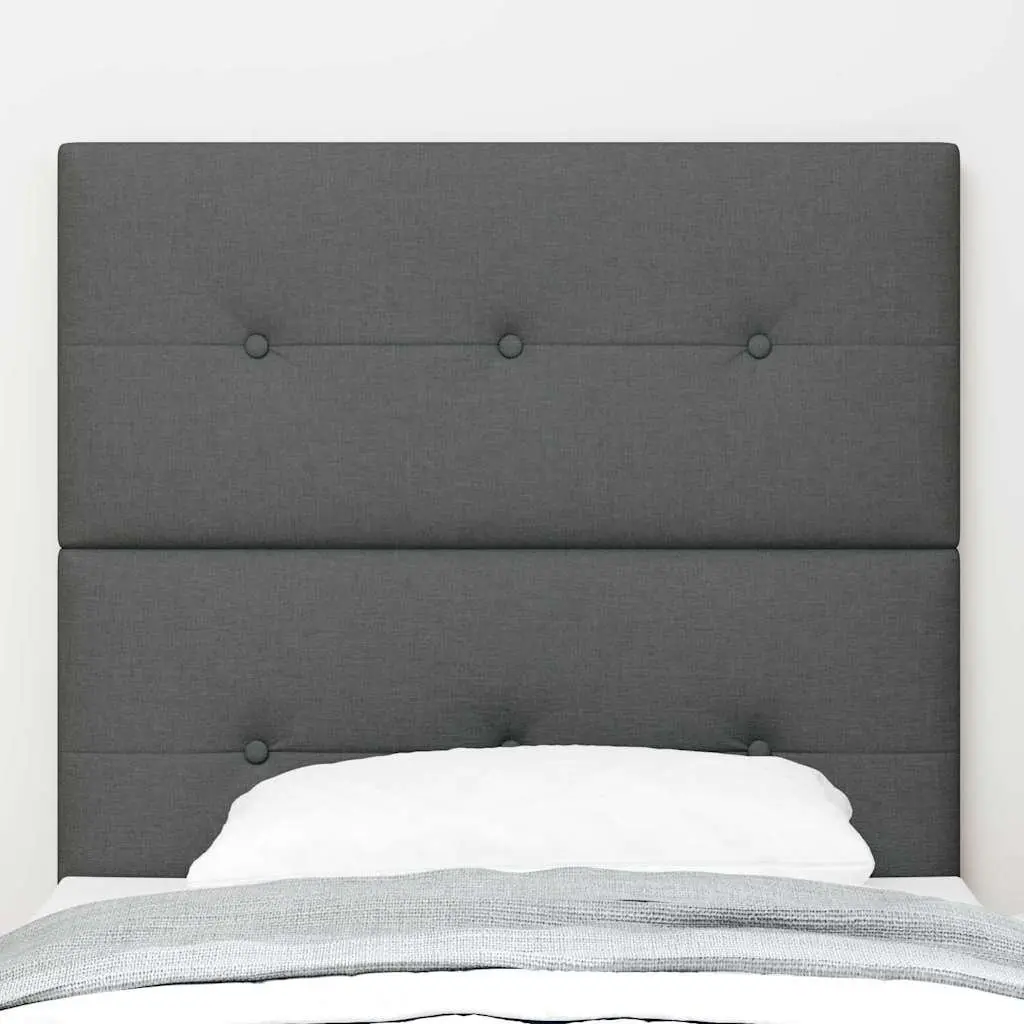 Grey Fabric LED Headboard 80cm with USB Strip Lights