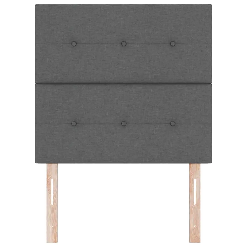 Grey Fabric LED Headboard 80cm with USB Strip Lights