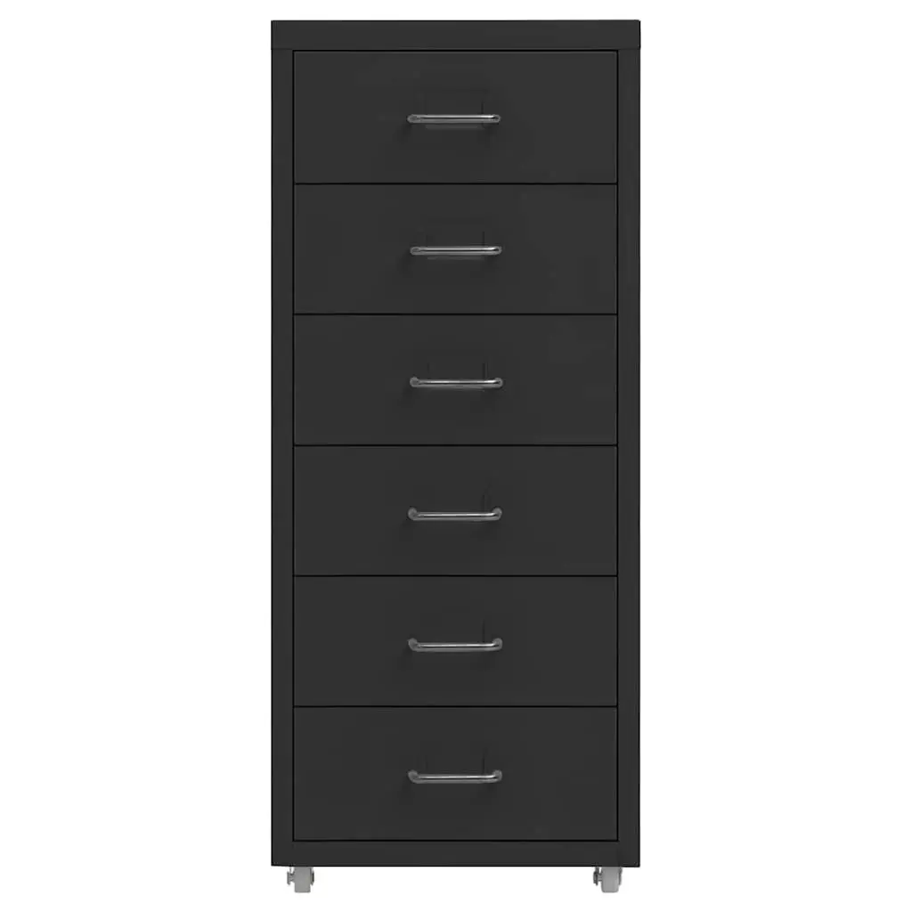 Mobile Filing Cabinet with 6 Drawers and Wheels