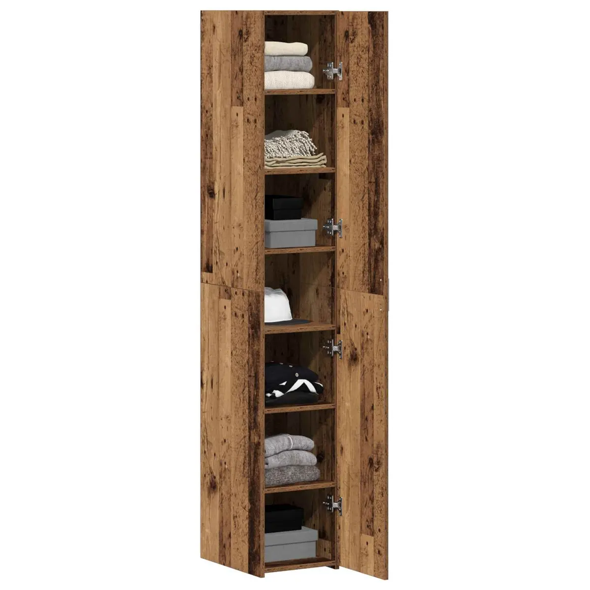 Brown Engineered Wood Highboard for Storage and Style