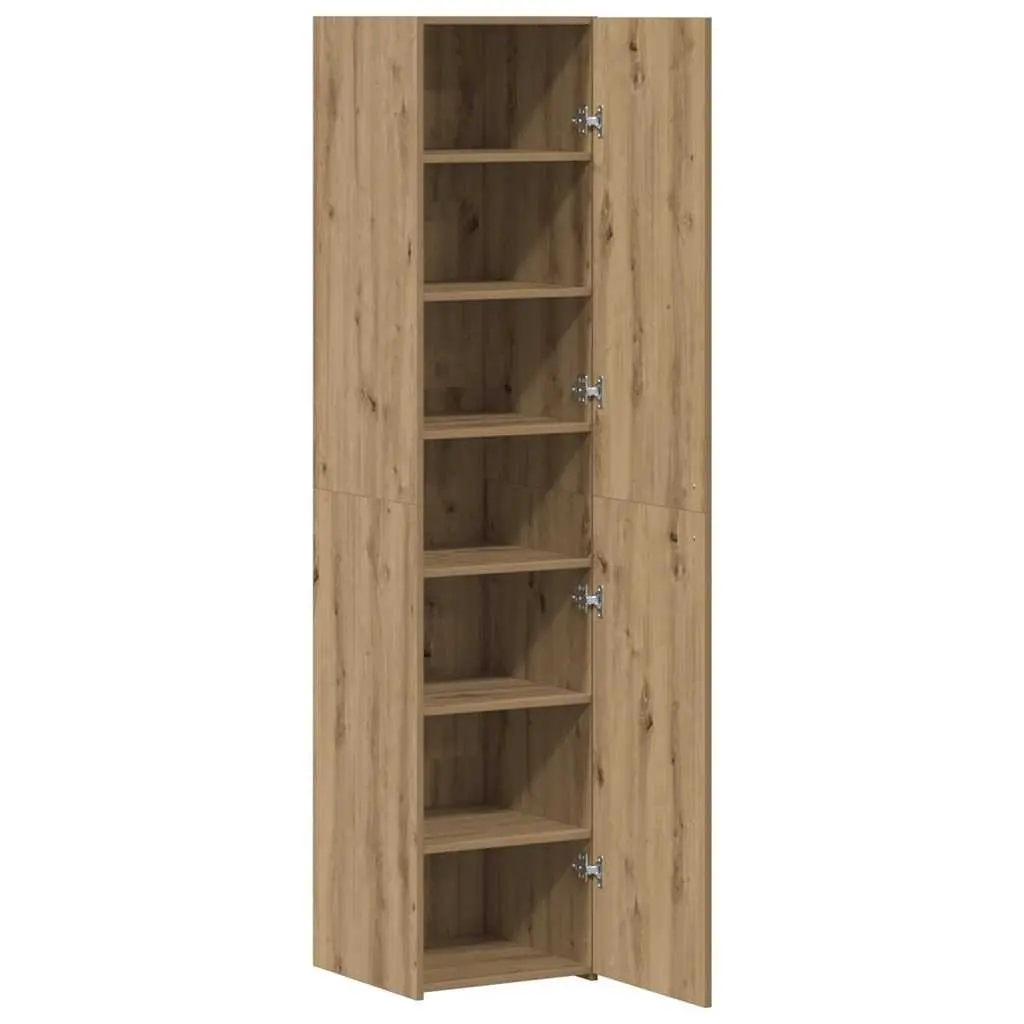 Highboard Modern Minimalist Brown Engineered Wood 40 x 42.5 x 185 cm Storage Furniture