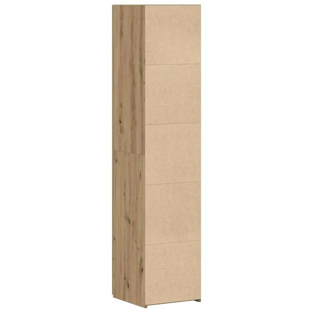 Highboard Modern Minimalist Brown Engineered Wood 40 x 42.5 x 185 cm Storage Furniture