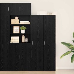 Black Oak Highboard – Stylish Storage Solution