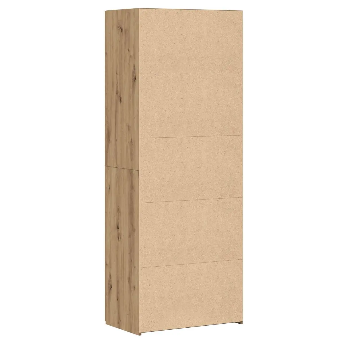 Brown Engineered Wood Highboard Storage Unit