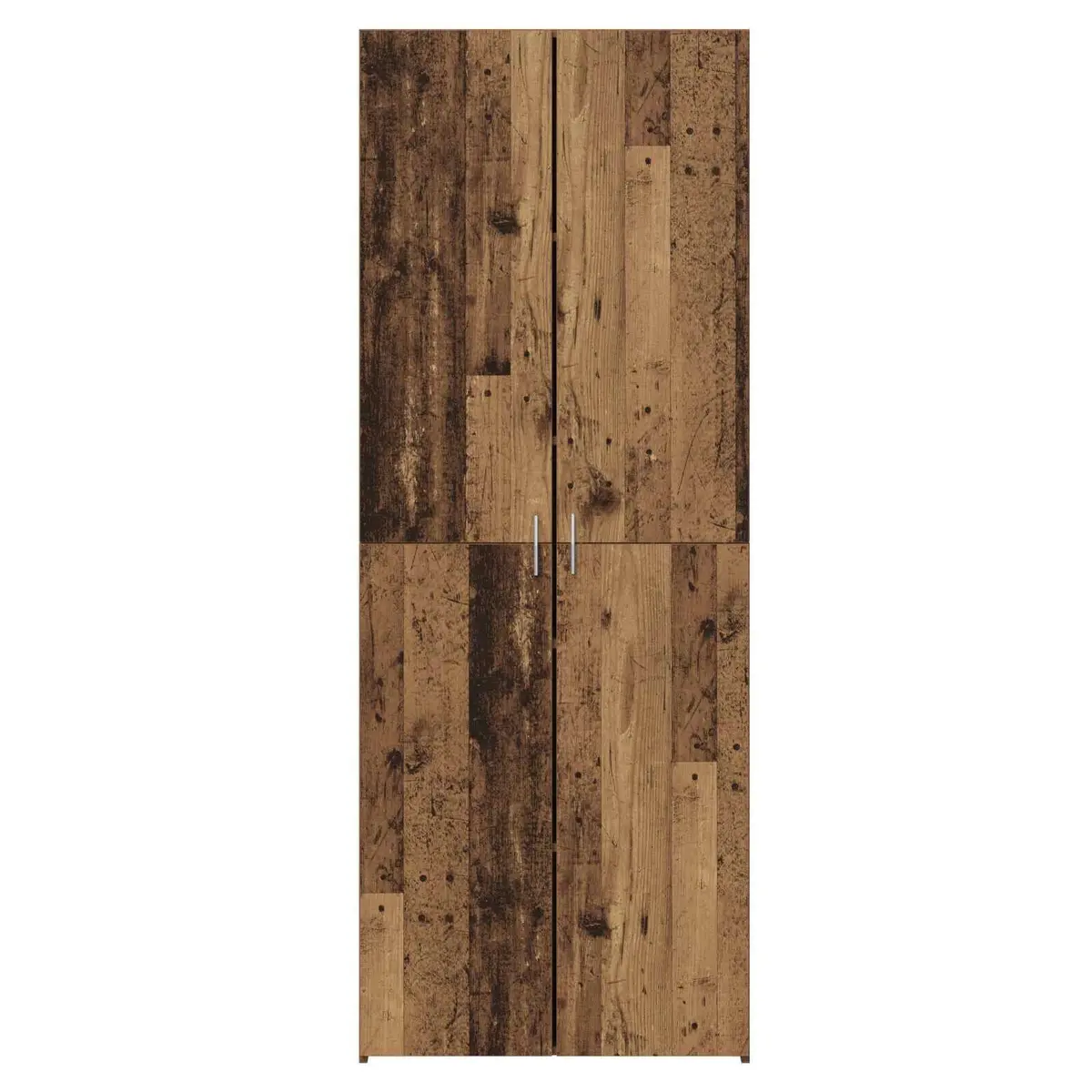 Wooden Buffet Sideboard Cabinet Rustic Brown Natural Wood 70 x 42.5 x 185 cm