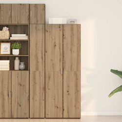 Warm Rustic Wooden Highboard Buffet Cabinet 70cm