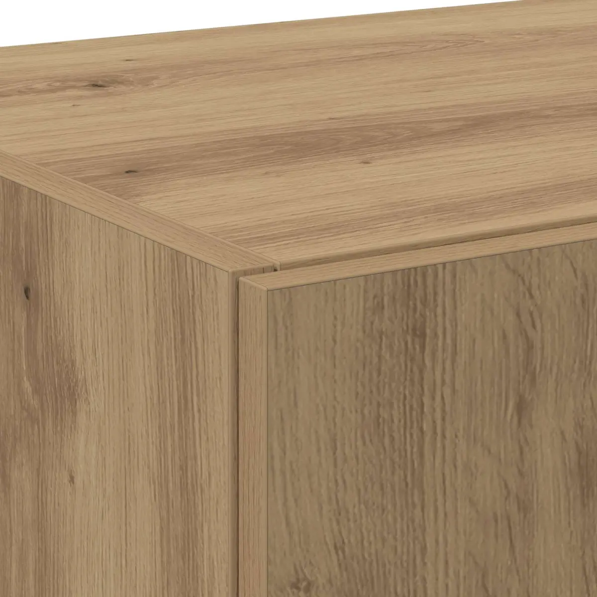 Highboard Buffet Cabinet Sideboard 70 x 42.5 x 185 cm Rustic Oak Dining Storage