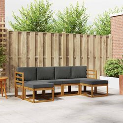 6-Piece Outdoor Sofa Set for Garden and Patio