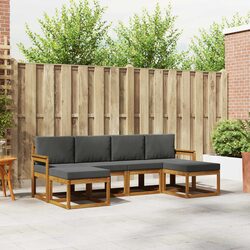 6-Piece Modern Outdoor Sofa Set for Gardens and Patios