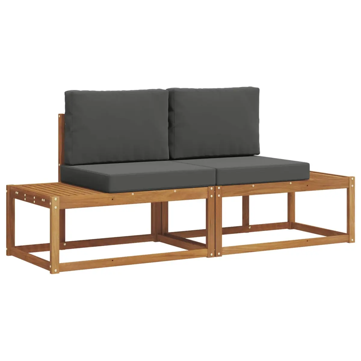 Beige Outdoor Sofa Set 2-Piece for Garden and Patio