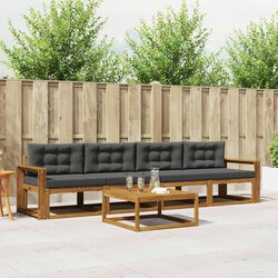 5 Piece Outdoor Sectional Sofa Set with Cushions