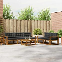 6-Piece Outdoor Sectional Sofa Set for Patio Comfort