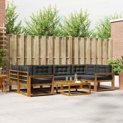 7-Piece Outdoor Sectional Sofa Set for Cozy Gatherings