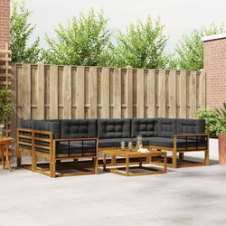 7-Piece Modular Outdoor Sectional Sofa Set for Patios