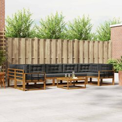 8 Piece Modular Outdoor Sectional Sofa Set
