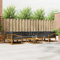 8-Piece Modular Outdoor Sectional Sofa Set for Comfort