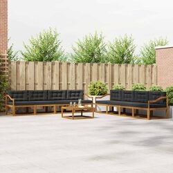 9-Piece Outdoor Sectional Sofa Set for Relaxation
