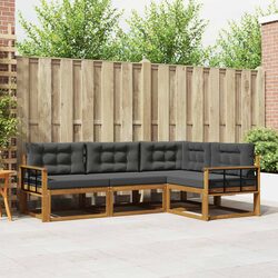 4 Piece Modular Outdoor Sectional Sofa Set