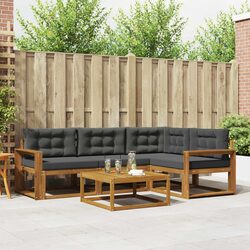 5-Piece Modular Outdoor Sofa Set with Cushions