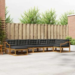 7-Piece Modular Outdoor Sectional Sofa Set for Relaxation