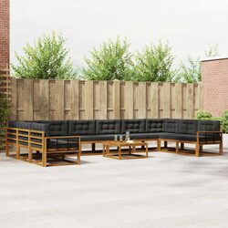 Inviting Outdoor Sectional Sofa Set 11 pcs for Patios