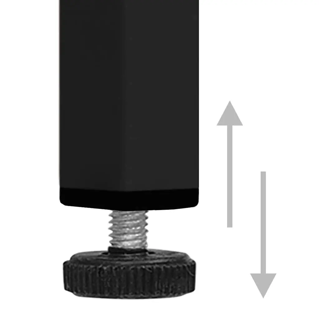 Black Sideboard 105x35x70 cm Storage Cabinet with Glass Drawers