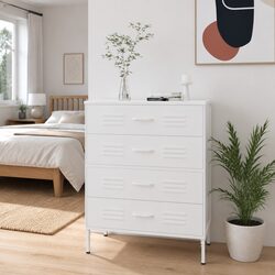White Chest of Drawers for Organized Living Spaces