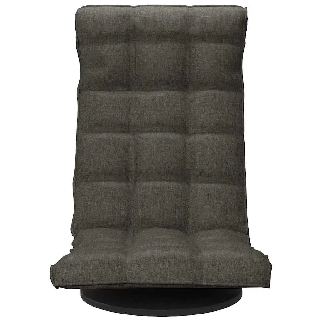Grey Fabric Swivel Floor Chair