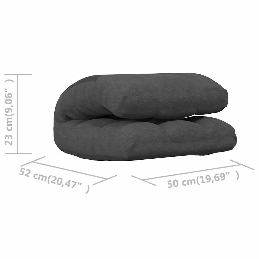 Folding Floor Chair Grey Fabric Padded Lounger Adjustable Reclining Seat