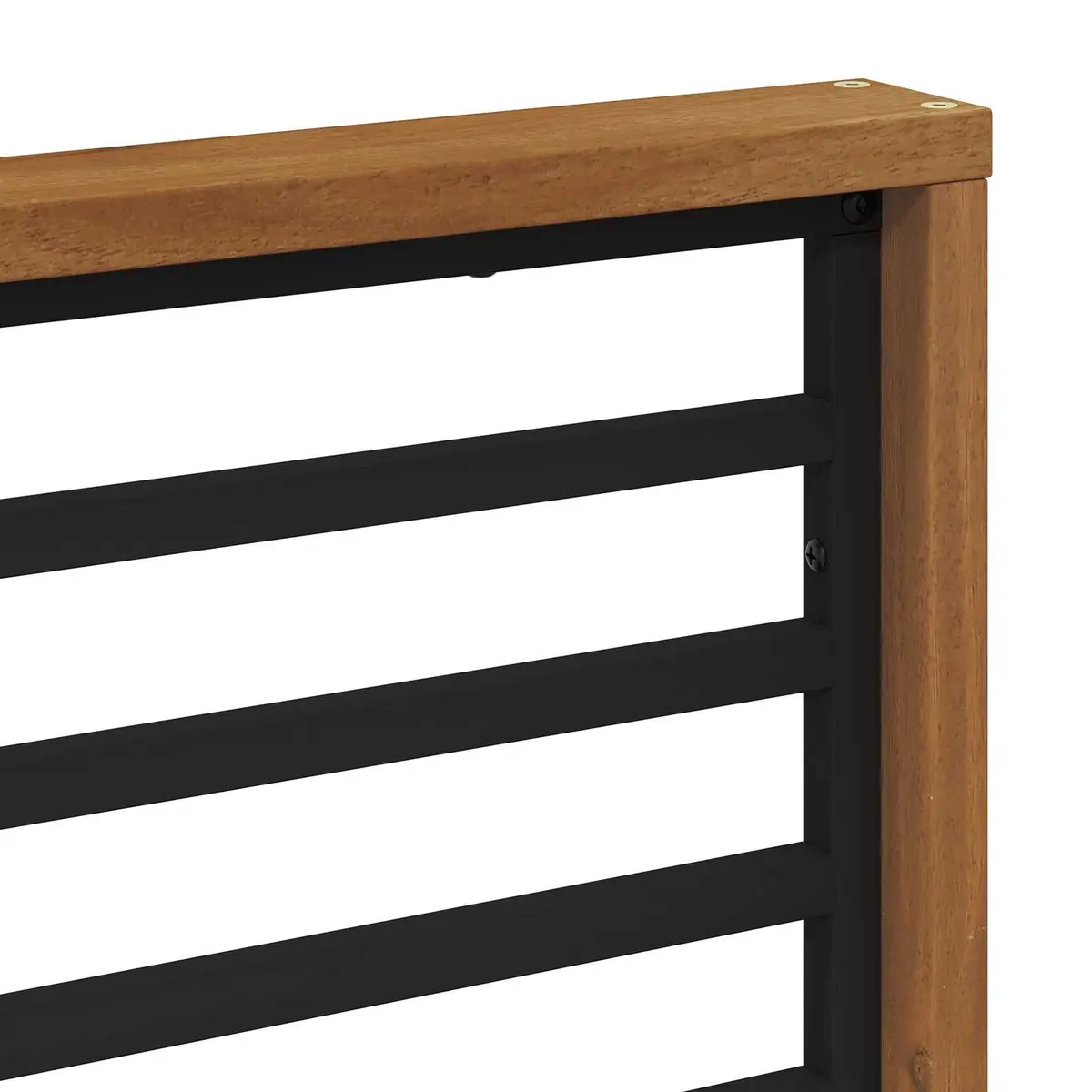 Outdoor Sofa Set Modern Brown 7 Piece Solid Acacia Wood with Cushions
