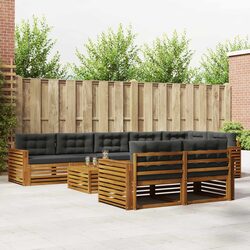 9-Piece Outdoor Sofa Set for Cozy Garden Lounging