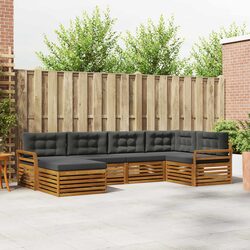 6-Piece Outdoor Sofa Set for Garden and Patio