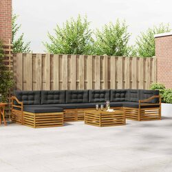 8pc Modular Outdoor Sectional Sofa Set with Cushions