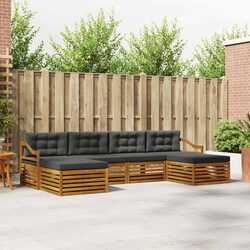 6-Piece Modular Outdoor Sectional Sofa Set