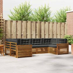 6-Piece Outdoor Sofa Set for Garden and Patio