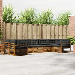7-Piece Outdoor Sectional Sofa Set for Gardens and Patios