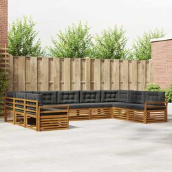 9-Piece Outdoor Sofa Set for Cozy Garden Living