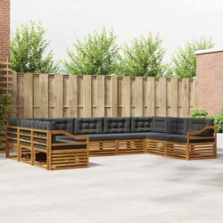 9-Piece Outdoor Sofa Set for Garden Comfort