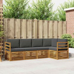 5 Piece Modular Outdoor Sectional Sofa Set