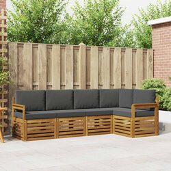 5-Piece Modular Sectional Sofa Set for Outdoor Spaces