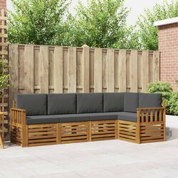 5-Piece Modular Sectional Sofa Set for Outdoor Spaces