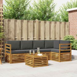 6-Piece Modular Sectional Sofa Set for Outdoor Spaces