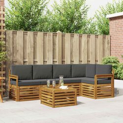 6-Piece Modular Outdoor Sectional Sofa Set
