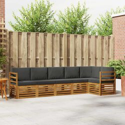 6-Piece Modular Sectional Sofa Set for Outdoor Spaces