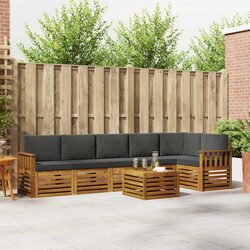 7-Piece Outdoor Sectional Sofa Set for Patios